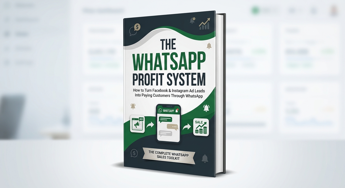 The WhatsApp Profit System — product cover mockup